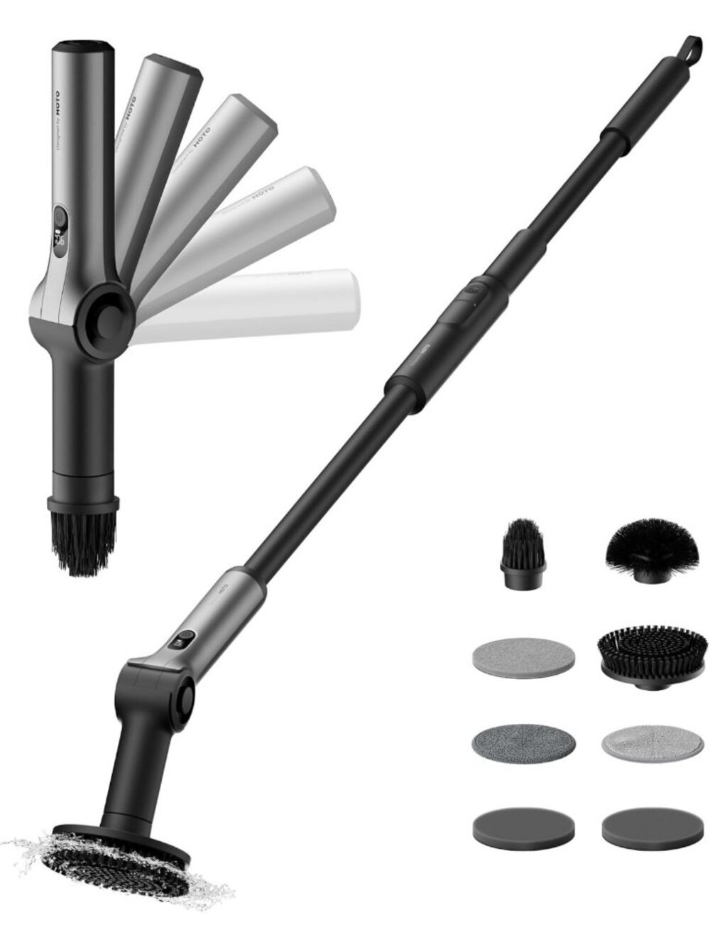 Cordless Electric Spin Scrubber for Bathroom, Bathtub & Tile Cleaning Tool